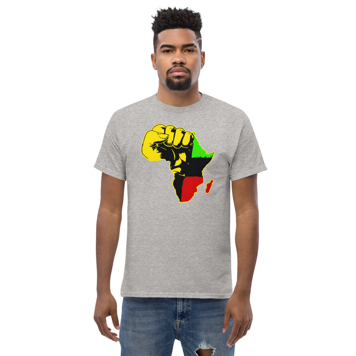 Black Pride - African Continent with Clenched Fist T-Shirt #prl723818