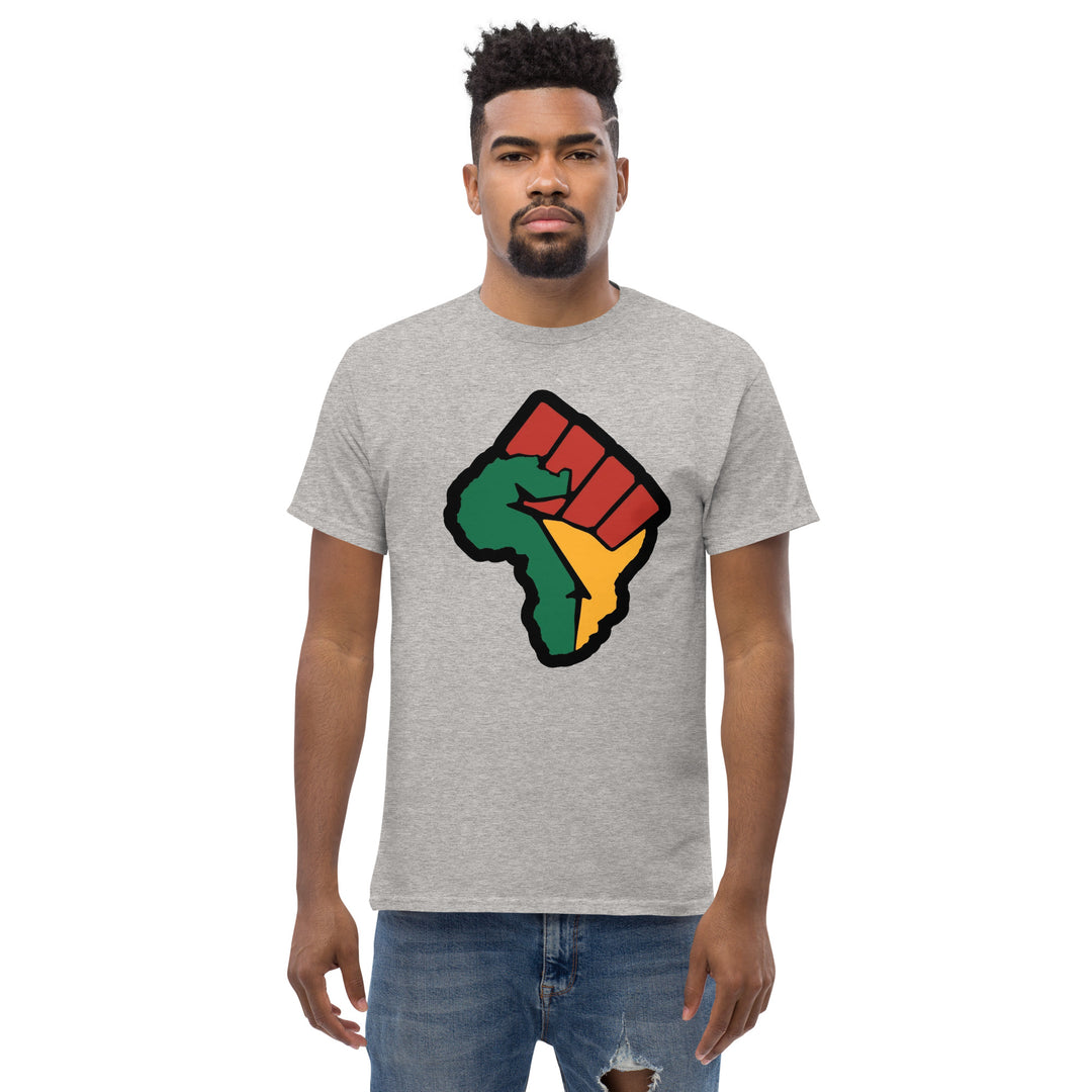 Black Pride - African Continent with Clenched Fist T-Shirt #prl723820