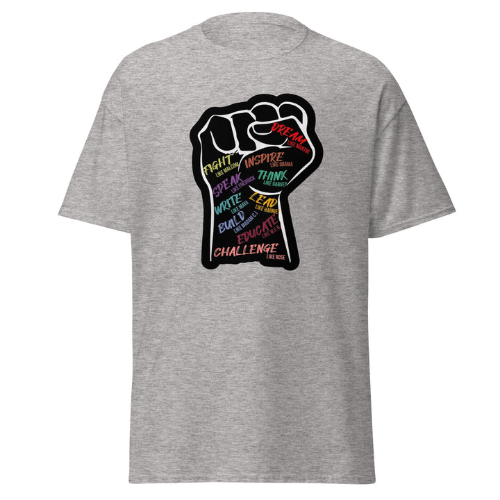 Black Pride - Clenched Fist with coloured text  T-Shirt #prl723821