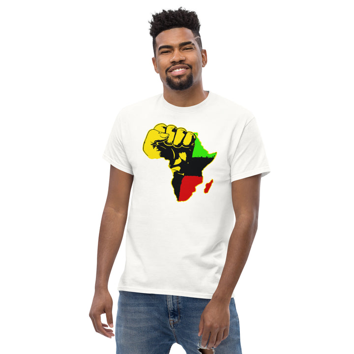 Black Pride - African Continent with Clenched Fist T-Shirt #prl723818