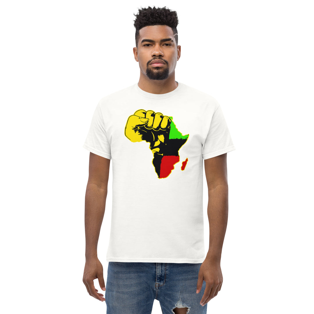 Black Pride - African Continent with Clenched Fist T-Shirt #prl723818