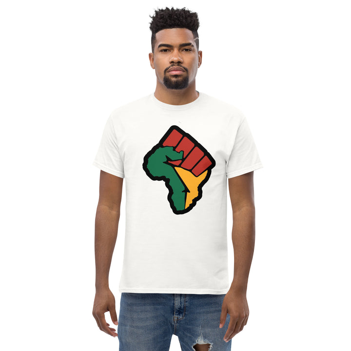 Black Pride - African Continent with Clenched Fist T-Shirt #prl723820
