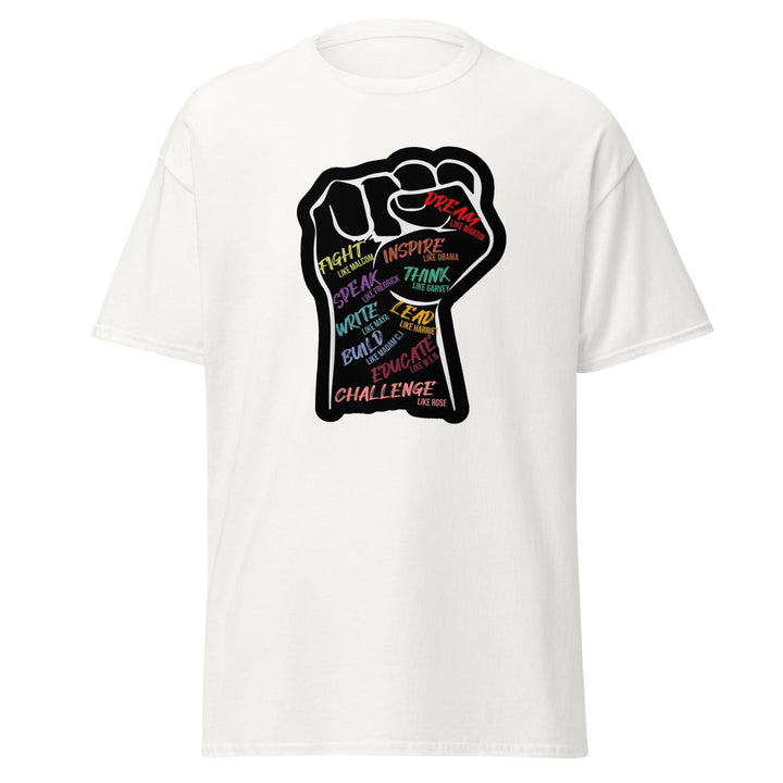 Black Pride - Clenched Fist with coloured text  T-Shirt #prl723821