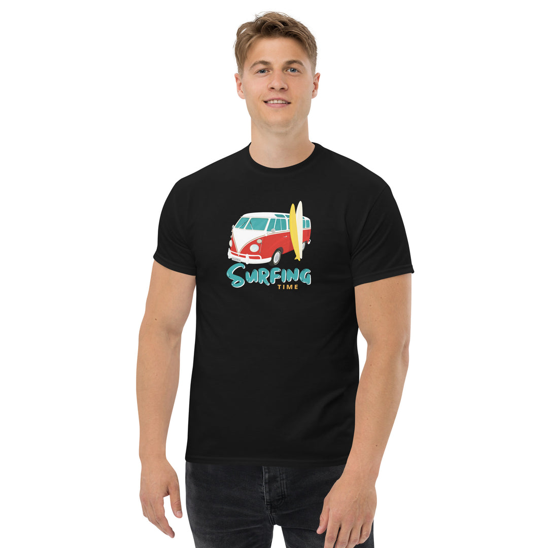 VW Bus - Surfing Time - T-Shirt #prl723858