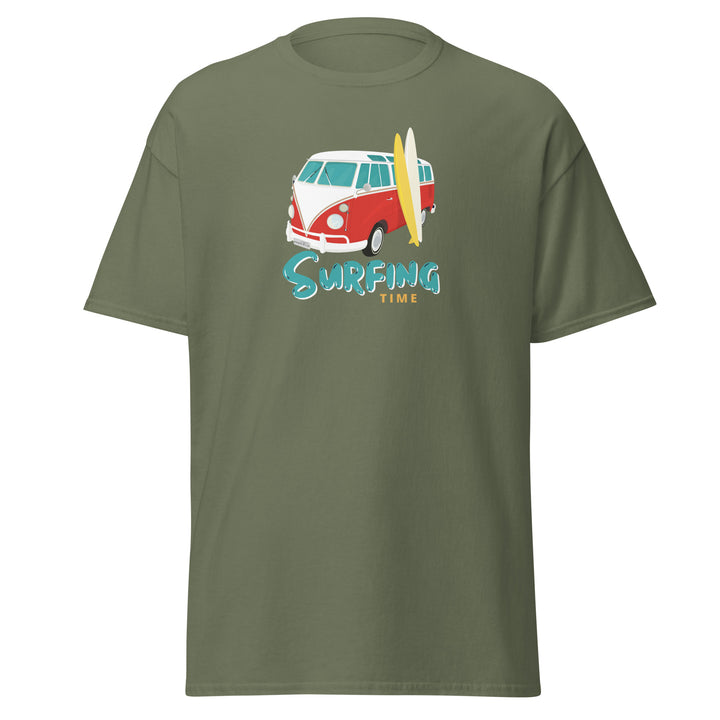 VW Bus - Surfing Time - T-Shirt #prl723858