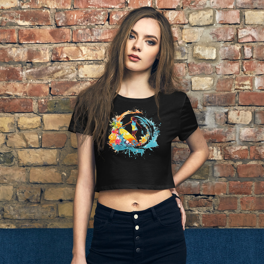 Surfing Girl CropTop #prl723817