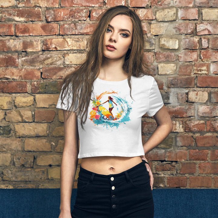 Surfing Girl CropTop #prl723817