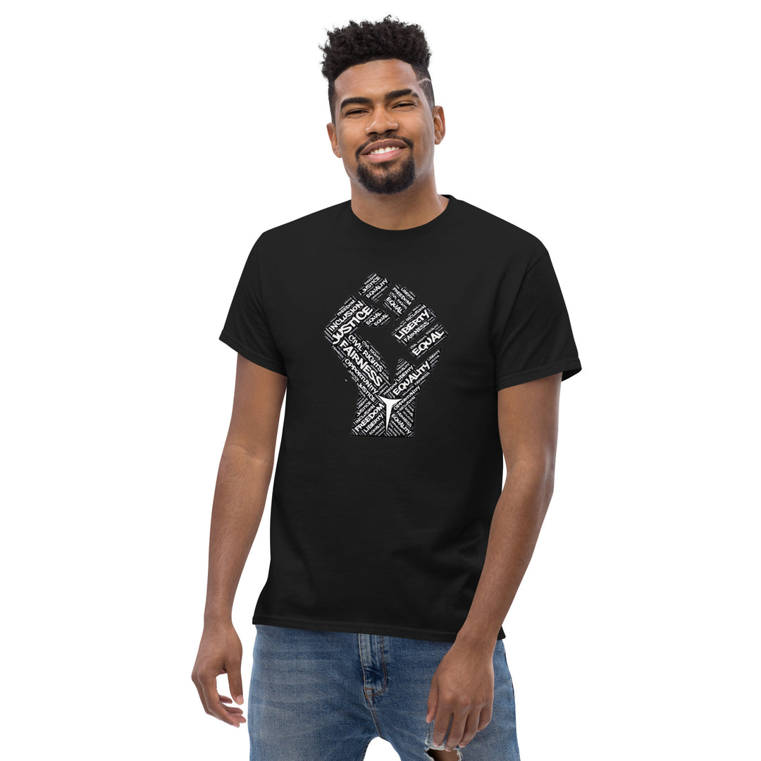 Black Pride - Clenched Fist with white text  T-Shirt #prl723822