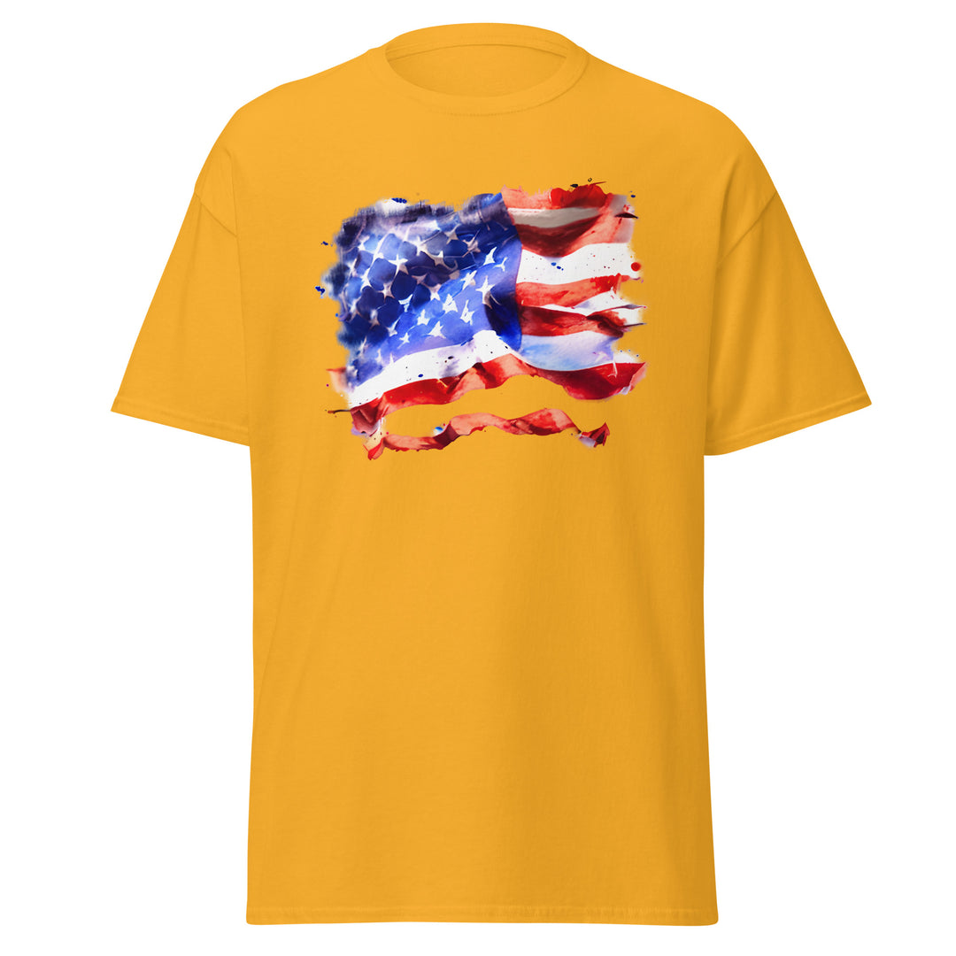 USA Fluttering Flag T-Shirt #prl723804