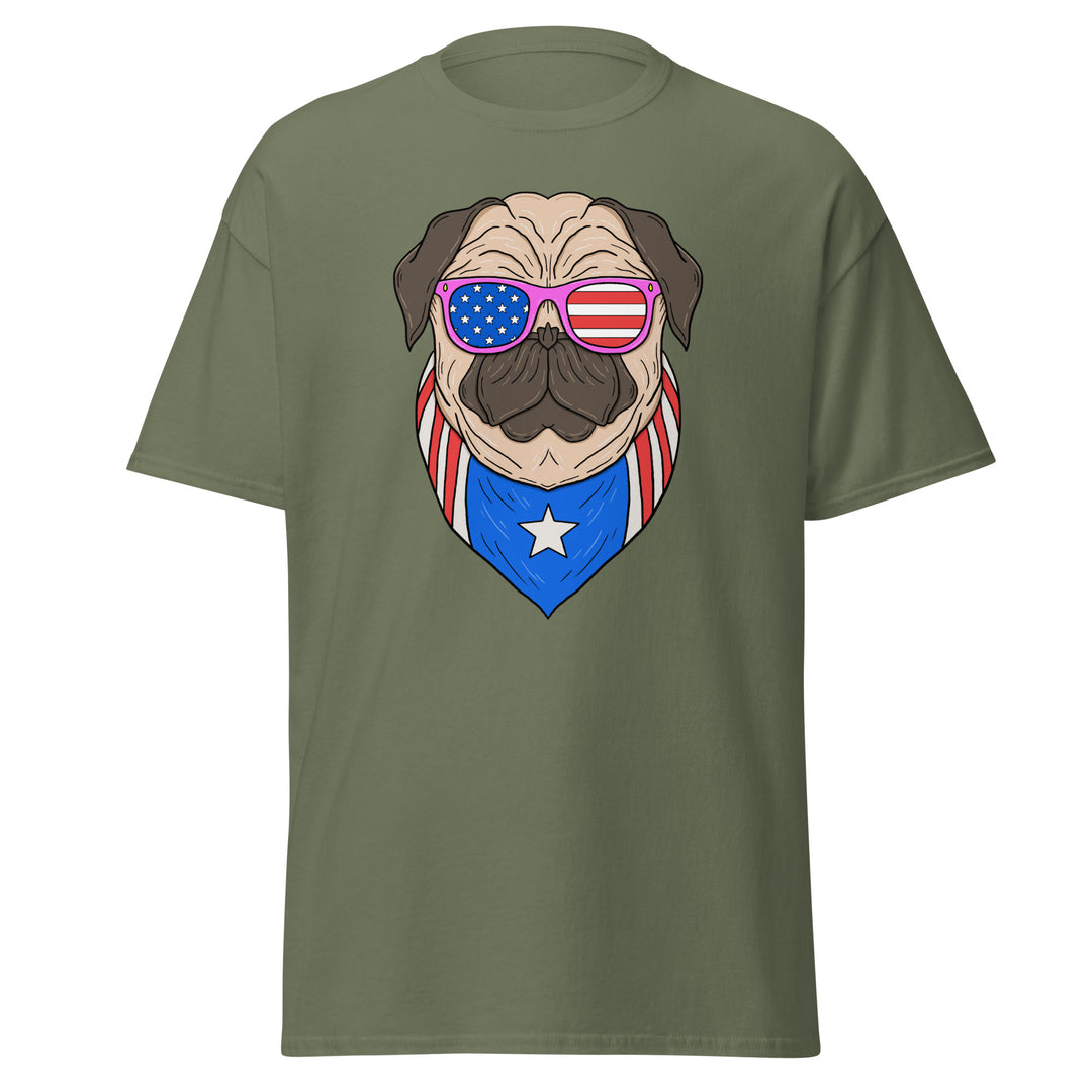 USA Pug T-Shirt #prl723811