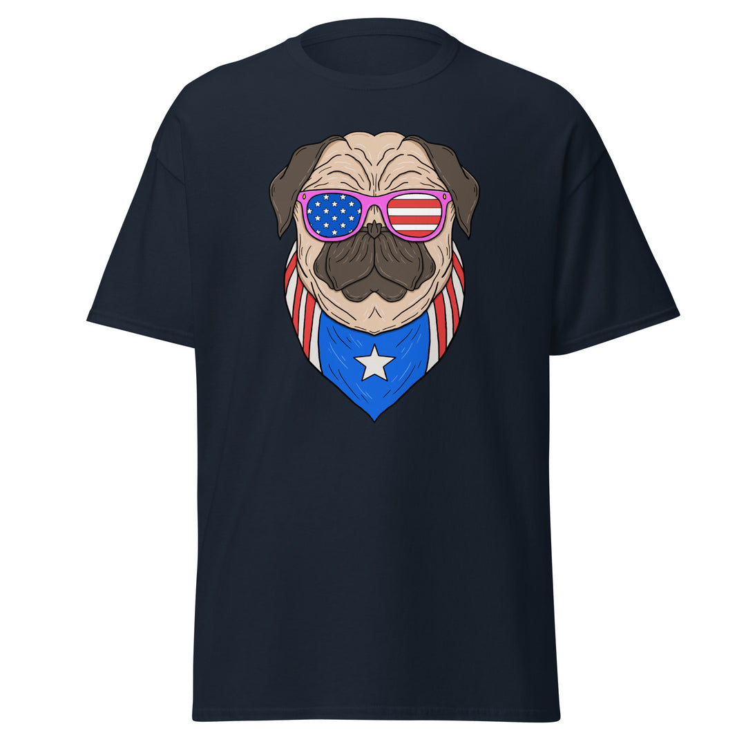 USA Pug T-Shirt #prl723811