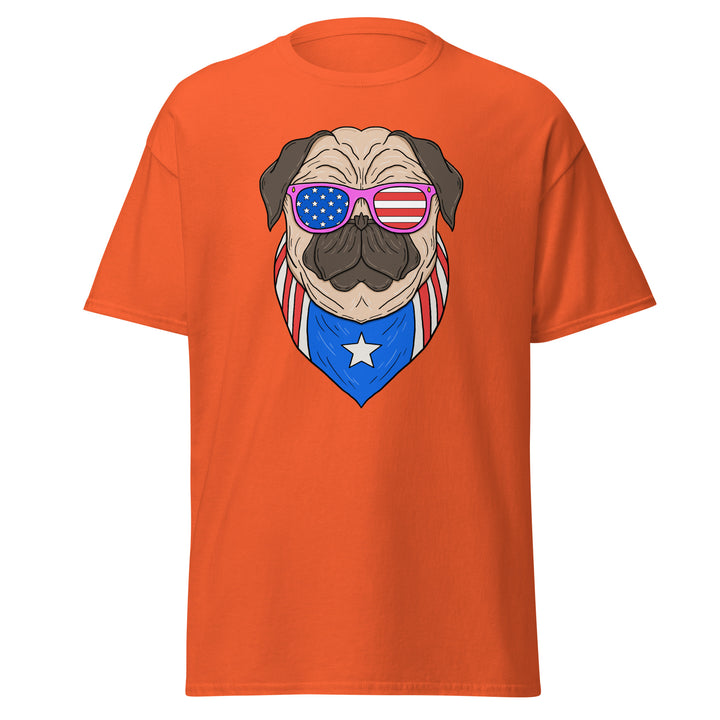 USA Pug T-Shirt #prl723811