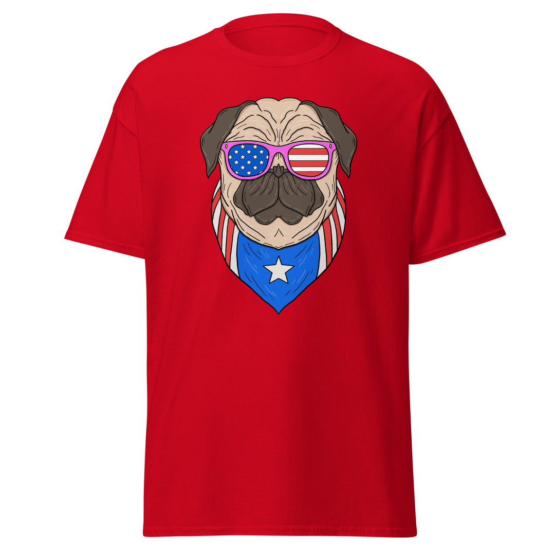 USA Pug T-Shirt #prl723811