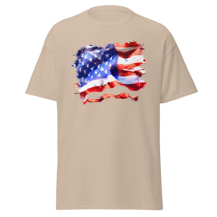 USA Fluttering Flag T-Shirt #prl723804