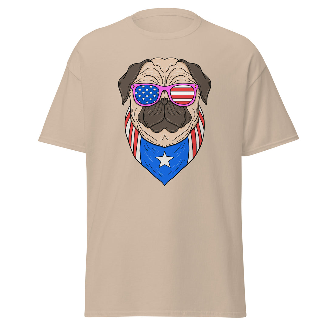 USA Pug T-Shirt #prl723811