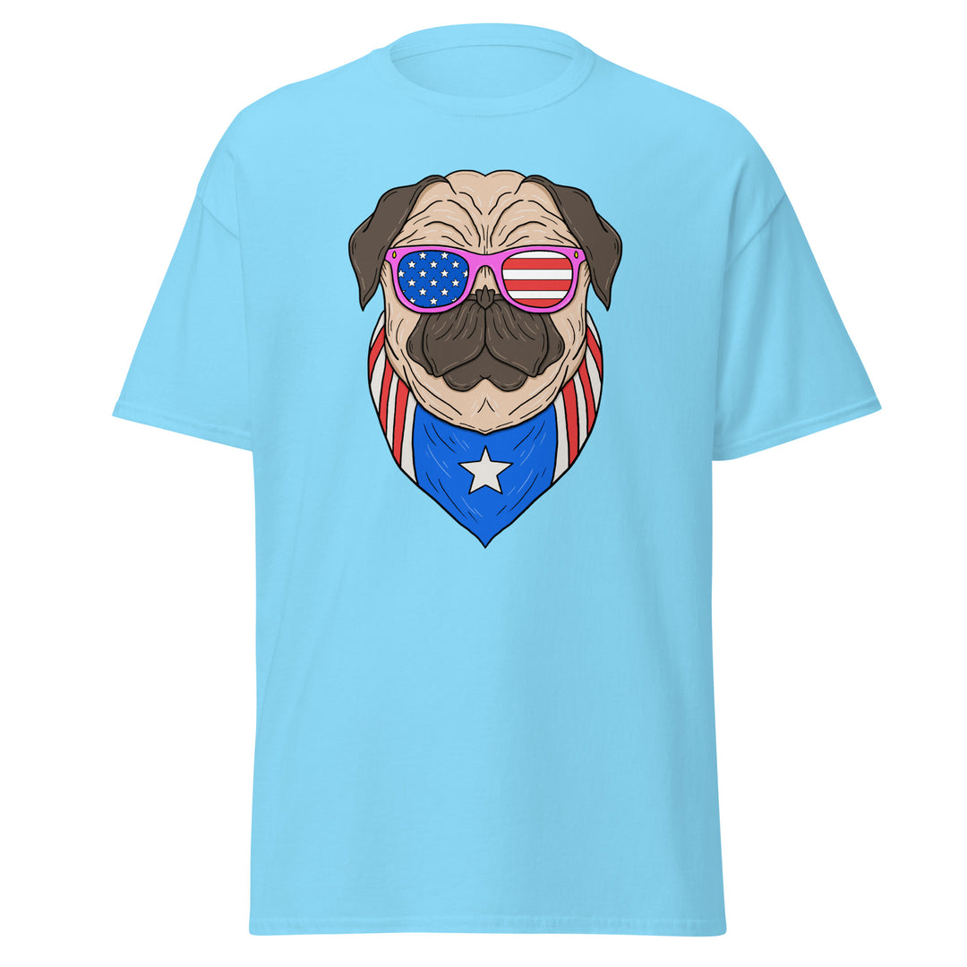 USA Pug T-Shirt #prl723811