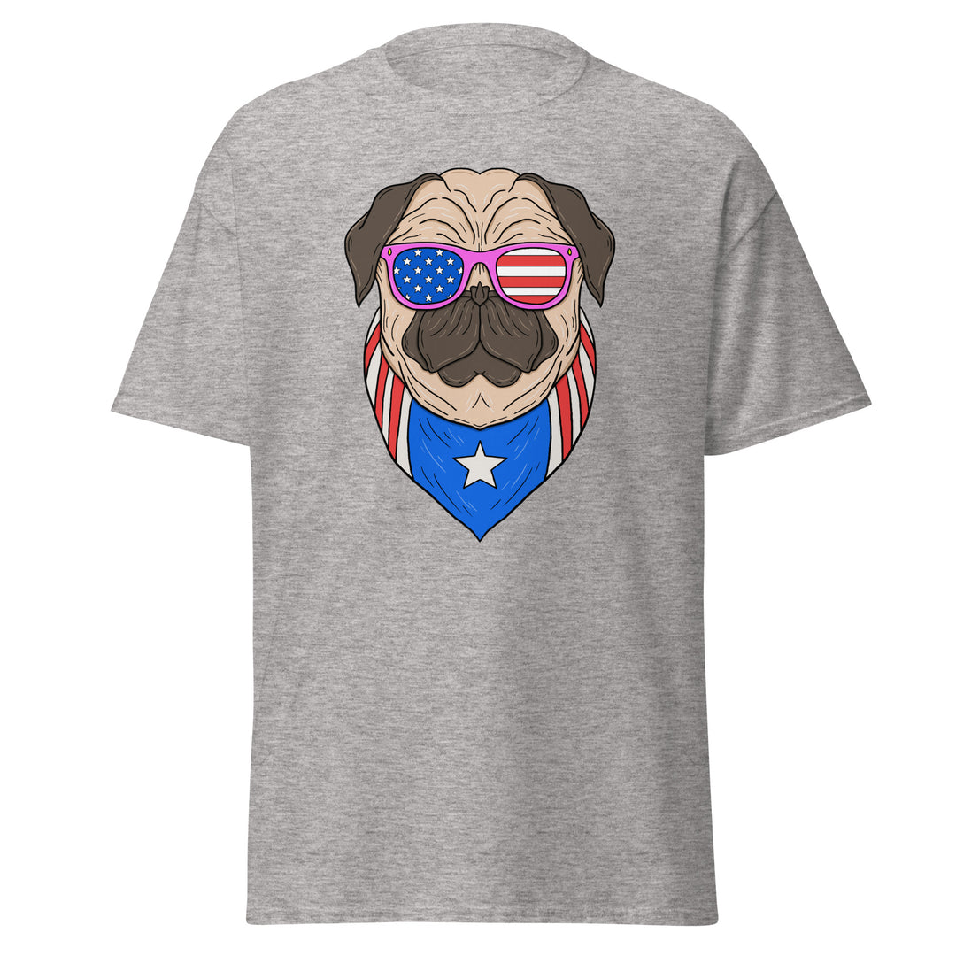 USA Pug T-Shirt #prl723811