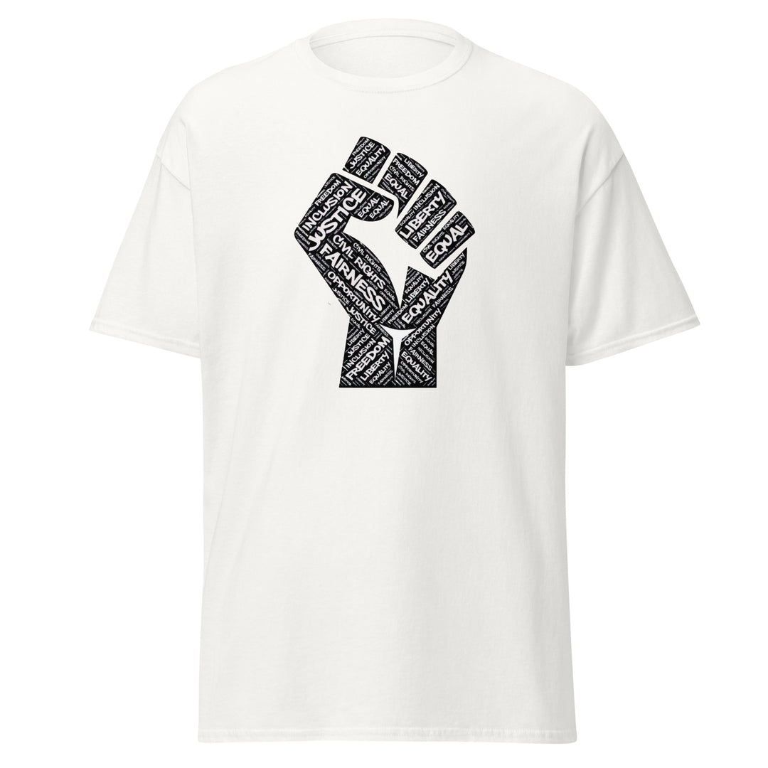 Black Pride - Clenched Fist with white text  T-Shirt #prl723822