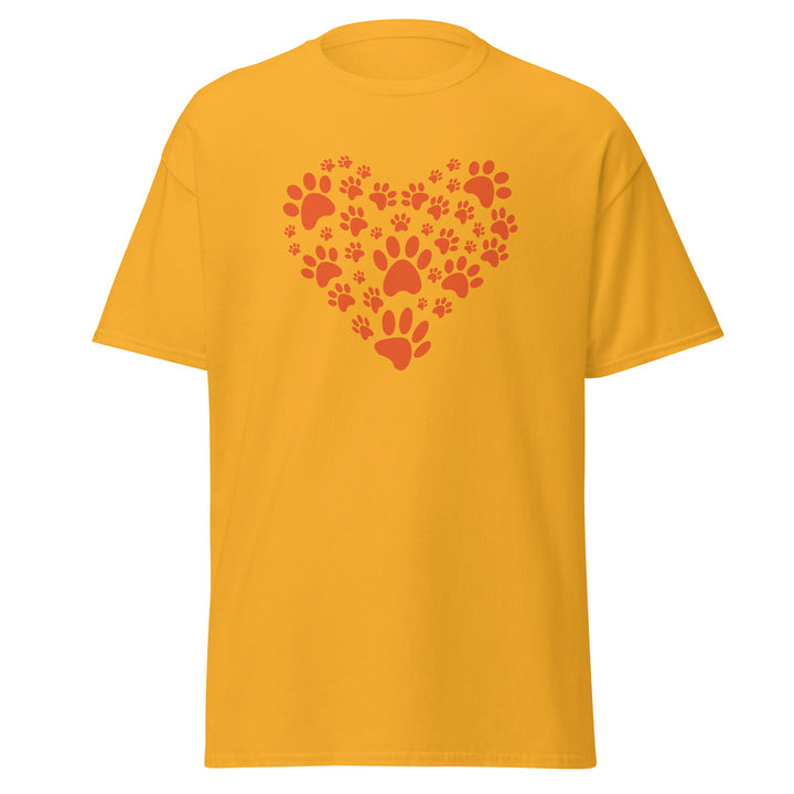 Doggie Paws Love Heart T-Shirt #prl723868