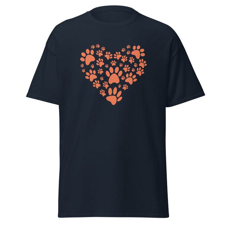 Doggie Paws Love Heart T-Shirt #prl723868