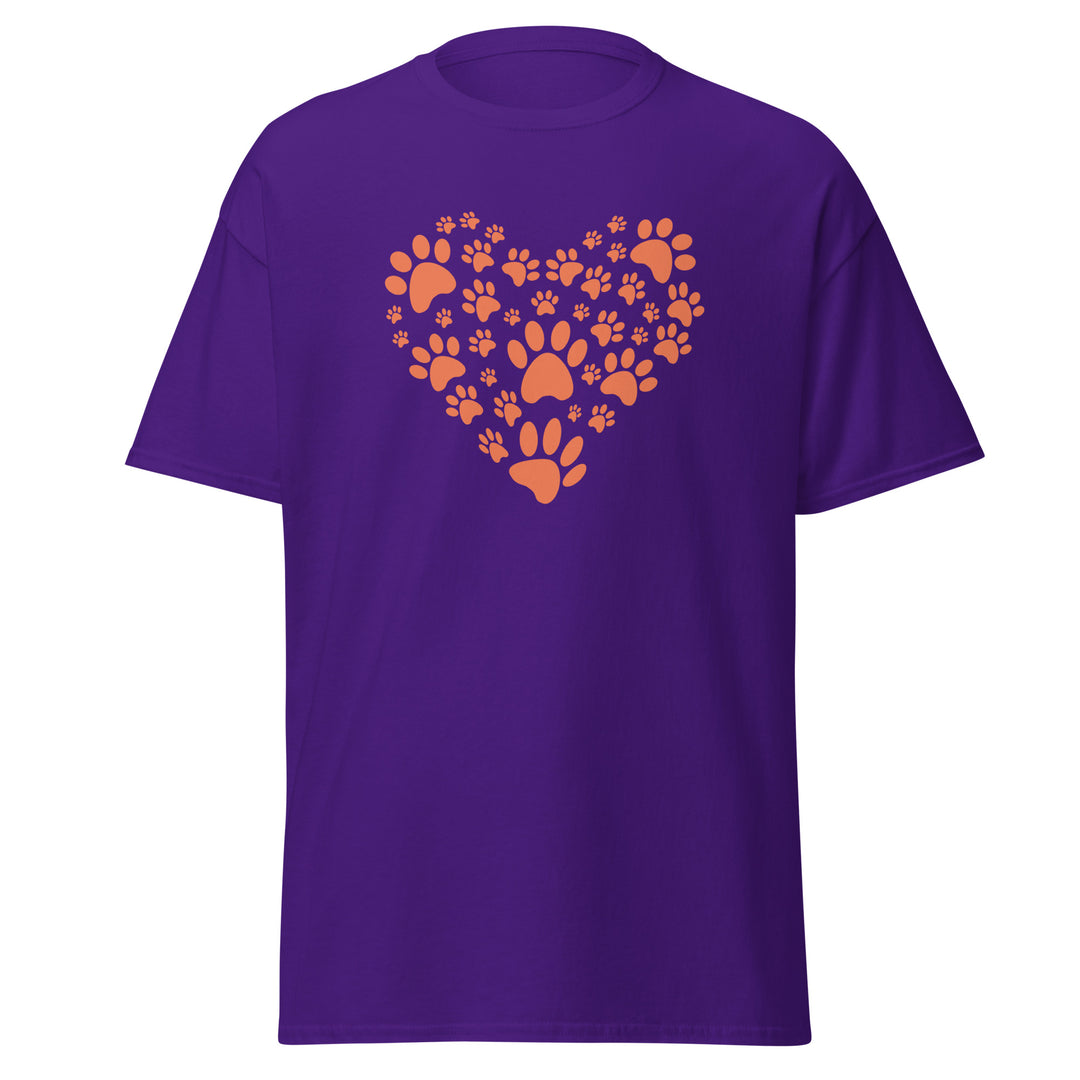 Doggie Paws Love Heart T-Shirt #prl723868