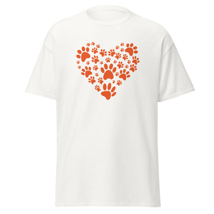 Doggie Paws Love Heart T-Shirt #prl723868